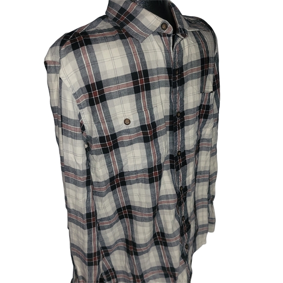 Wind River Men's Plaid Button-Up Shirt L - Picture 2 of 4